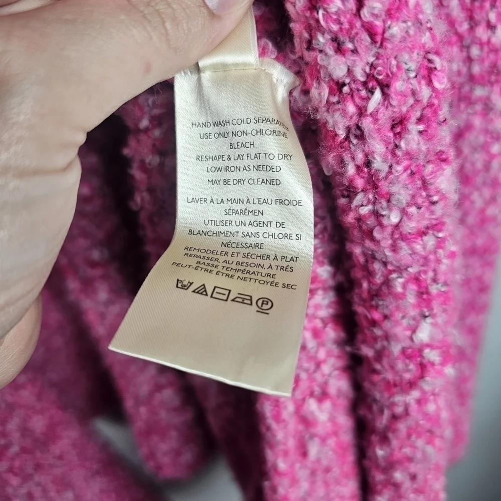 Free People BFF Cardigan in Hot Pink